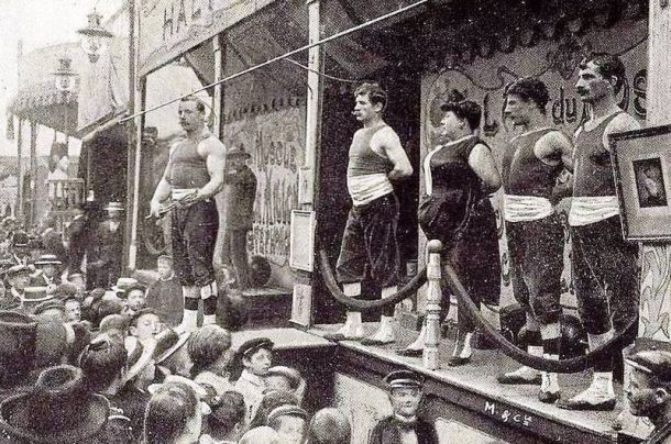 Concours d’haltérophilie masculin et féminin - années 1920