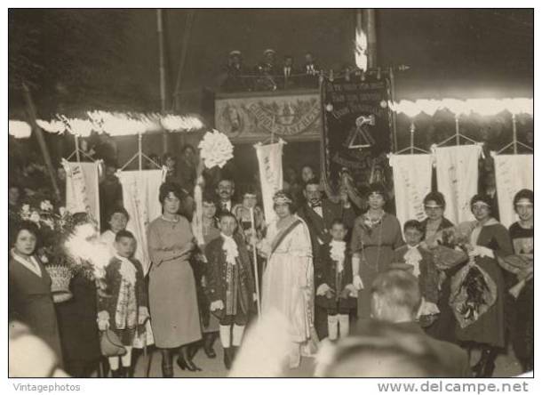 Election reine de la foire du trône Cirque Zanfretta Avril 1920 Crédits News Service